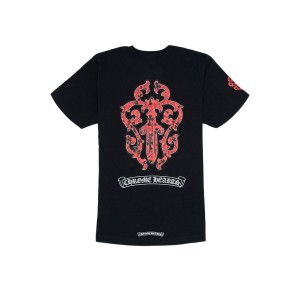 Black Chrome Hearts Dagger T-shirt | WS86-jI24