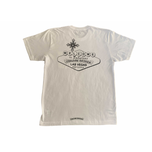 White Chrome Hearts Las Vegas Exclusive T-shirt | La08-oH07